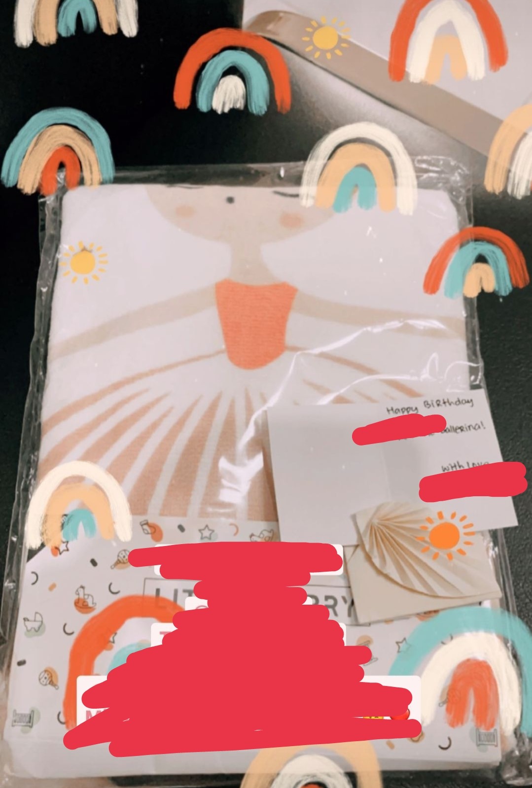 Ballet Towel Merk Little Terry Motif Little Ballerina