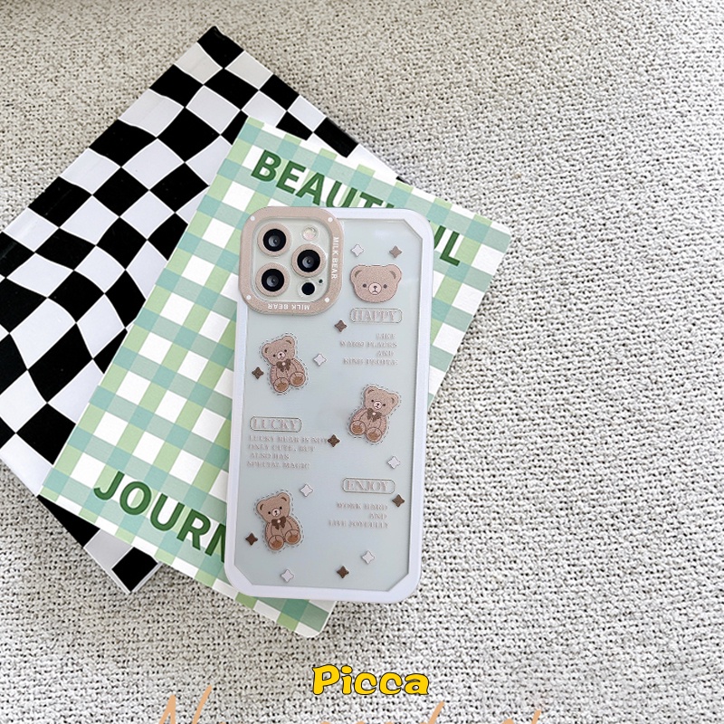 Soft Case TPU Motif Kartun Hewan Kelinci Beruang Untuk Infinix Hot 9 10 11s Play 6 5 11 Play