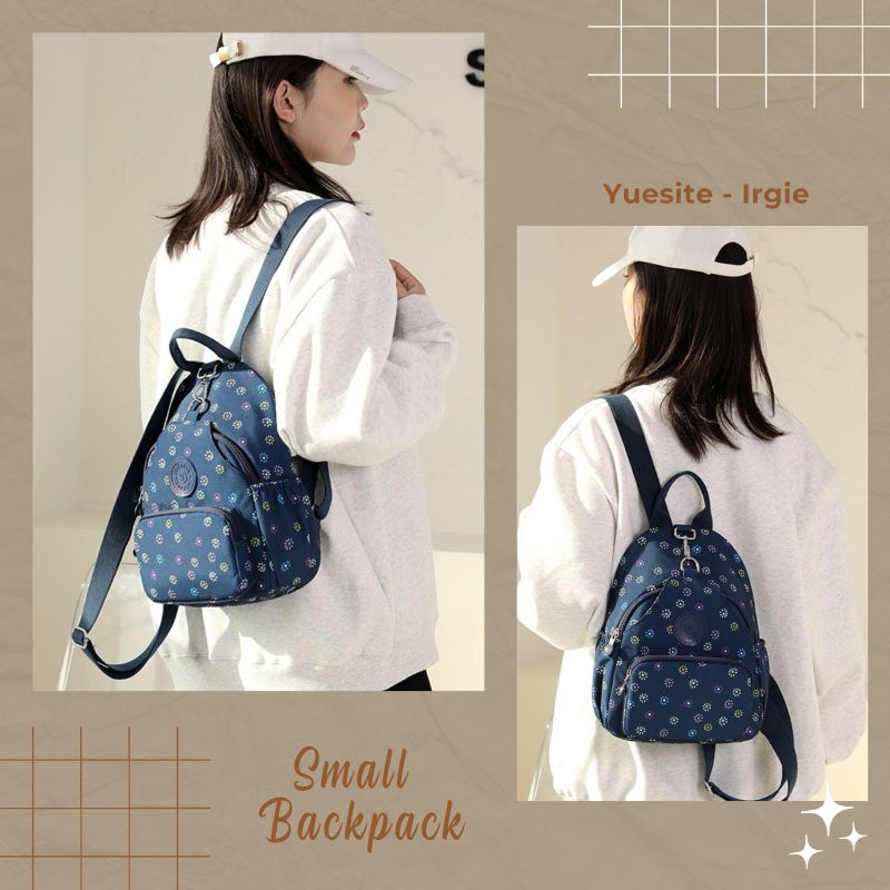 Tas ransel wanita yuesite irgie ori small backpack import waterproof cyutebags