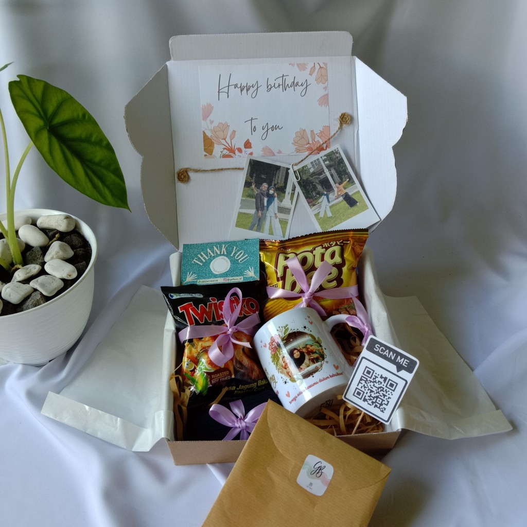 

Giftbox ✨Cinnamon 7✨ [ mug custom || snack || inner rajut ]