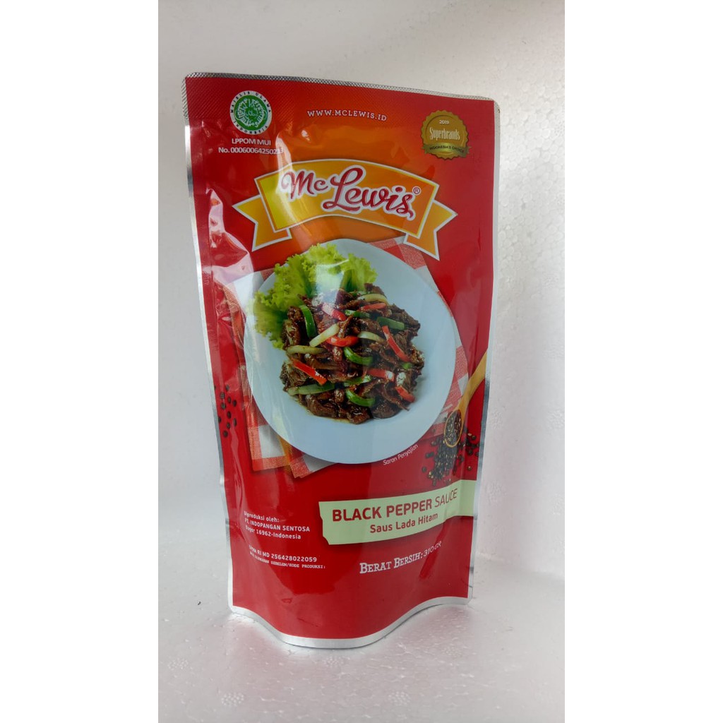 

Mc Lewis Black Pepper 300gr