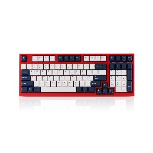 LEOPOLD FC980M PD WHITE BLUE STAR CHERRY MX SILENT - FC980MS/EWBPD(R)
