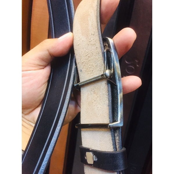 ikat pinggang pria kulit asli satu lapis model kepala cantol roda #gesper #ikatpinggang #menbelt