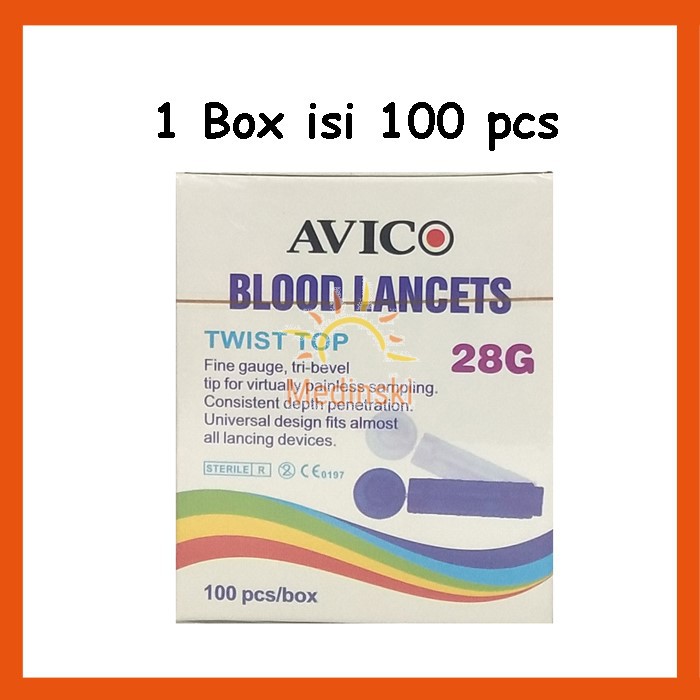Jarum Lancet Avico Easy Touch Nesco GlucoDr EasyTouch Gluco Dr 28G