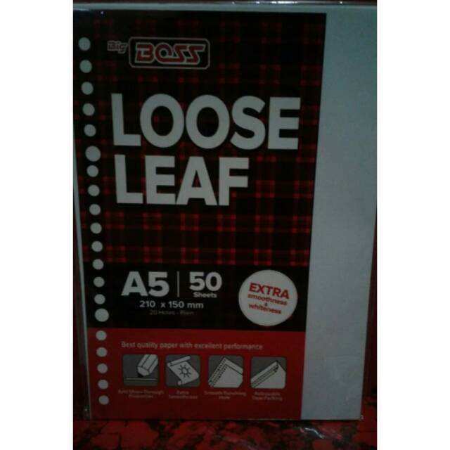 

Big Boss Loose Leaf Polos A5 ( Isi 50 )