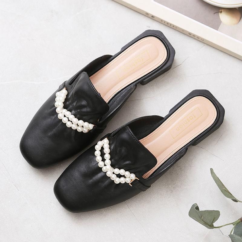 Sepatu Fashion Flat Jelly Shoes Vogue Mutiara Import High Quality S2