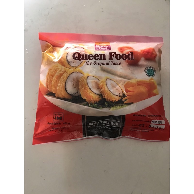 

Sushi Tuna Roll 4 Pcs 400 Gram / Nasi Gulung Isi Ikan Tuna QUEEN FOOD