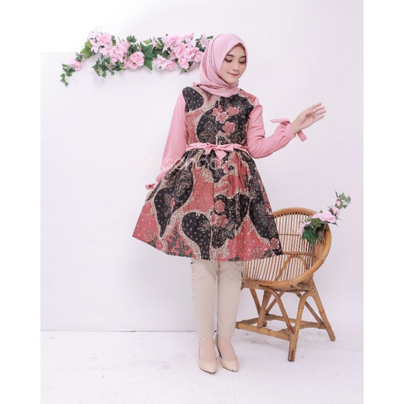 DRESS TUNIK WANITA UNGGUL JAYA BUSUI BUNGA MANIS