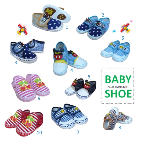 SEPATU BAYI PREWALKER BAYI BAHAN HALUS / SEPATU BABY SUPER CUTE 0 3 6 9 12 BULAN