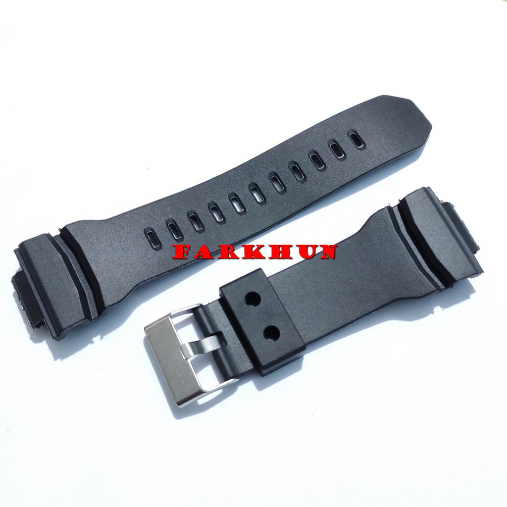 TERBAIK STRAP RUBBER CONSINA AD 1216 BAND TALI JAM WATCH KALEP HITAM AD-1216 AD1216 BEST SELLER