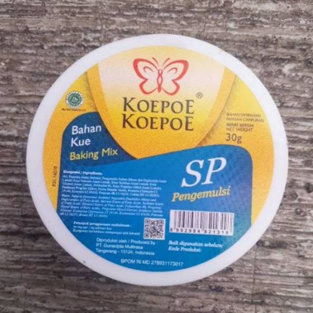 Koepoe Koepoe Sp / Bahan Ke Sp / Pengemulsi / Baking Mix 30 Gram