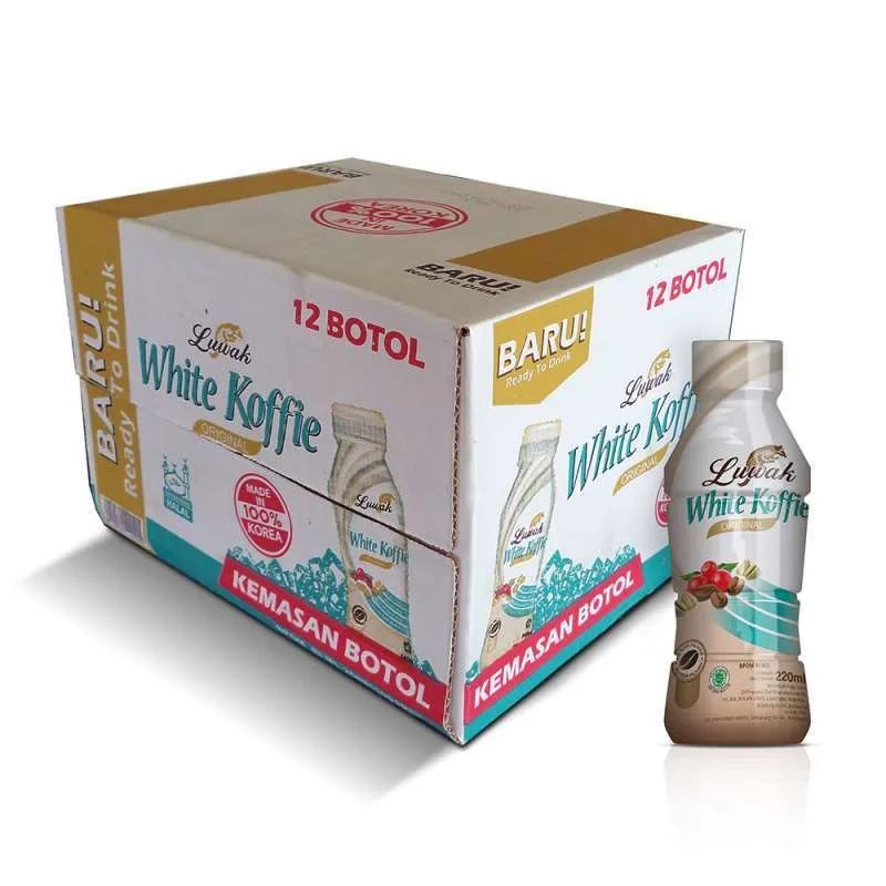 

LUWAK White coffee 220 ml botol 1 karton