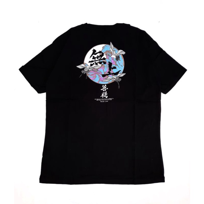 kaos distro pria bangau jepang -BG 0001