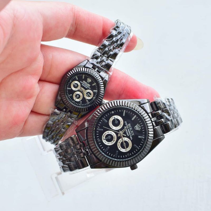 Jam R0Iex &amp; C*hann3L rantai - Unisex - jam Couple R0le*x