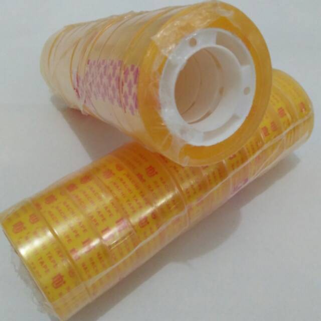 

SOLASI BENING MINI KECIL 12 MM ISI 10 // SOLATIP KECIL MINI CELLOTAPE