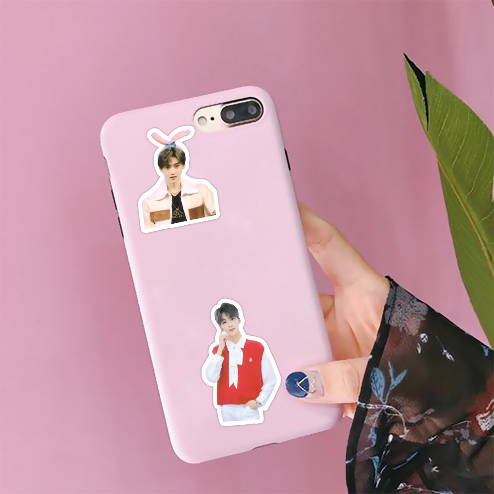 Zhou Zhengnan stiker domestik penyanyi Jurnal koper bahan termos Piala ponsel case tangan Buku stike