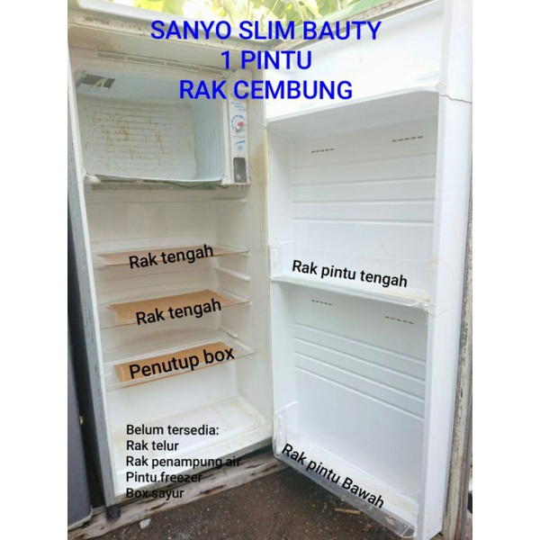 Rak Kulkas Lemari Es Sanyo Slim Beauty 1 Pintu Shopee Indonesia