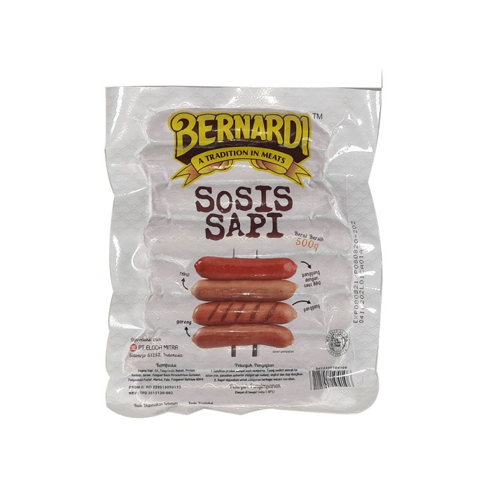 

Bernardi Sosis Sapi 500g