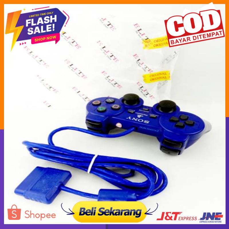 STIK JOYSTIK PS2 SONY STICK PS 2 JOYSTICK SONY PLAYSTATION  ORI PABRIK ELITE TERBAIK DI KELASNYA