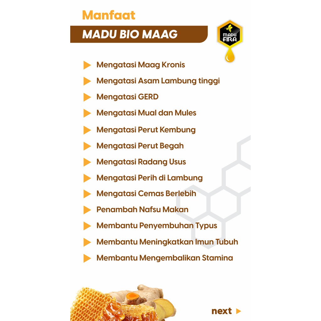 ORIGINAL Madu Biomag Herbal Spesialis Asam Lambung, GERD Dan Maag Kronis Ampuh| Biomaag