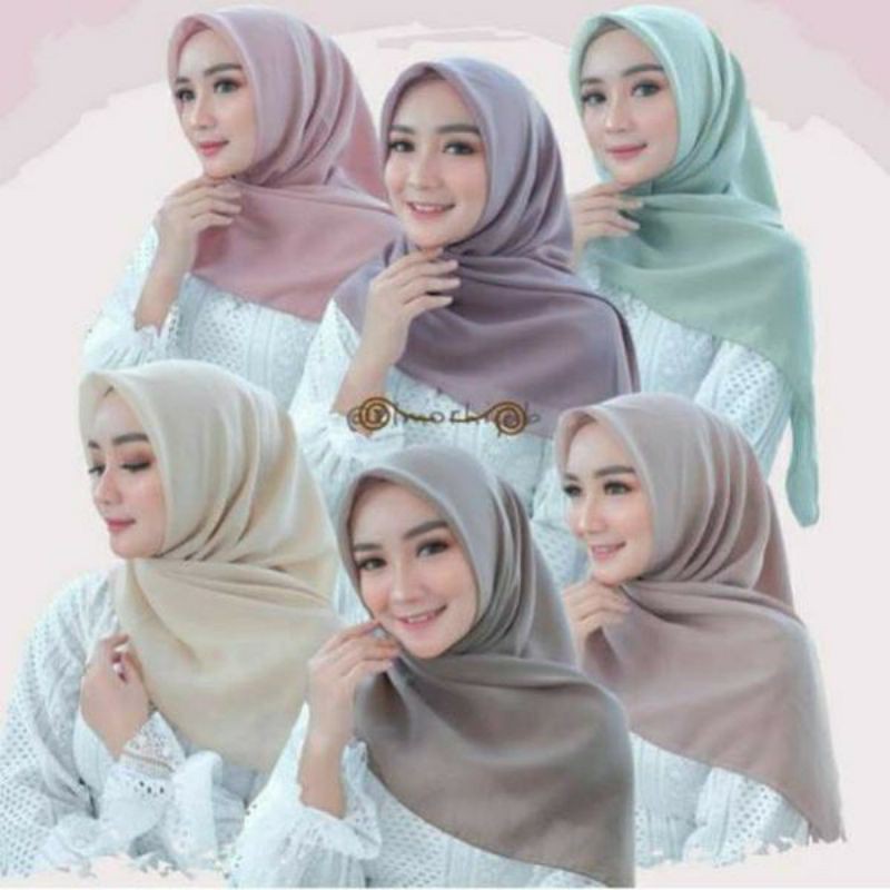 JILBAB SEGI EMPAT BELLA SQUARE GROSIR/ECERAN