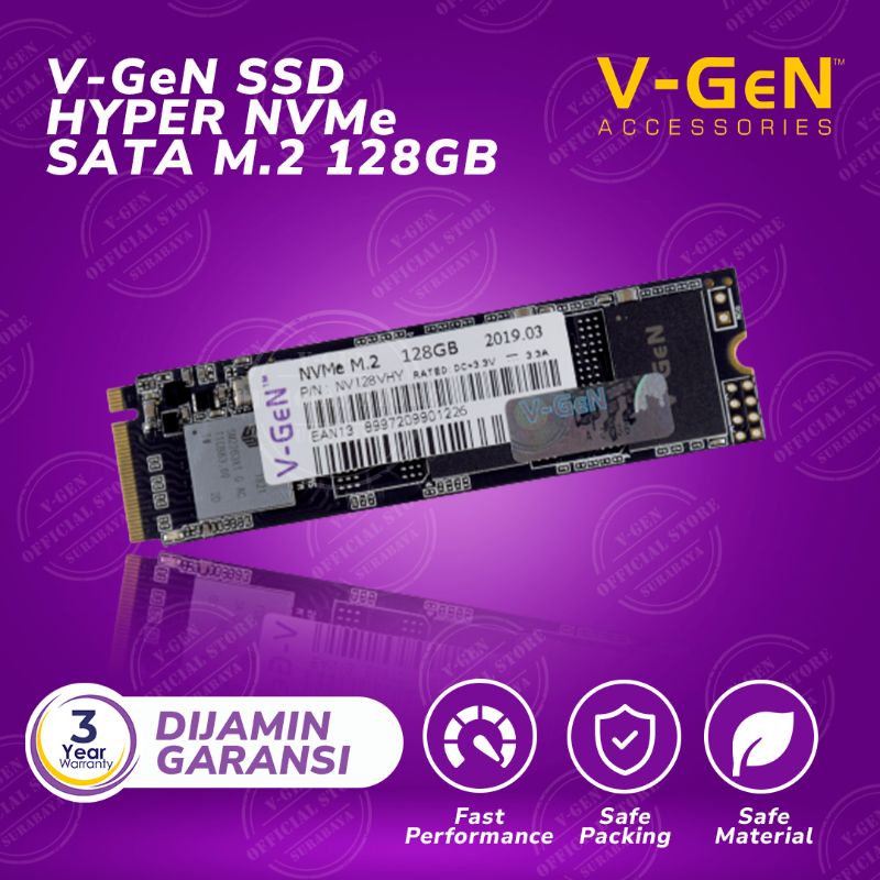 SSD M.2 NVME V-GeN 128GB