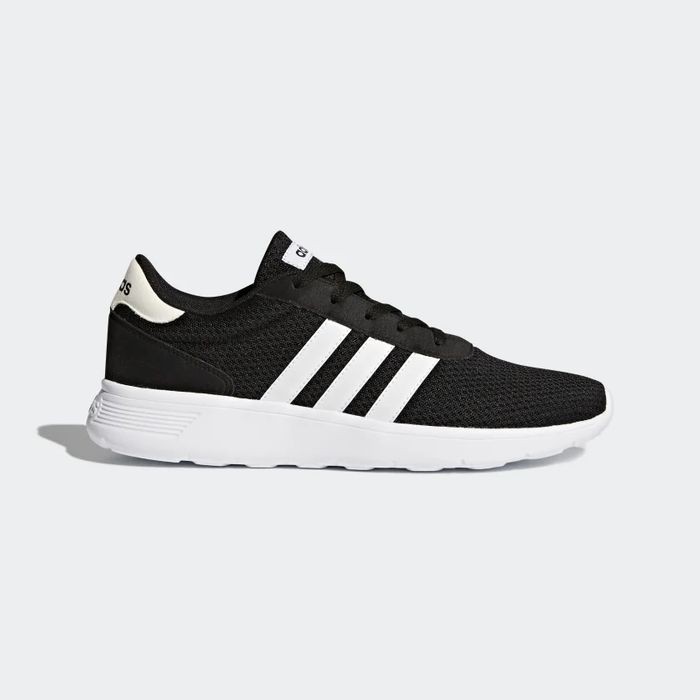 adidas lite racer black and white