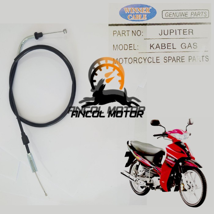 Kabel Gas Motor Yamaha Jupiter Z Throttle Cable Body Kualitas Bagus - Jupiter Z, Winner
