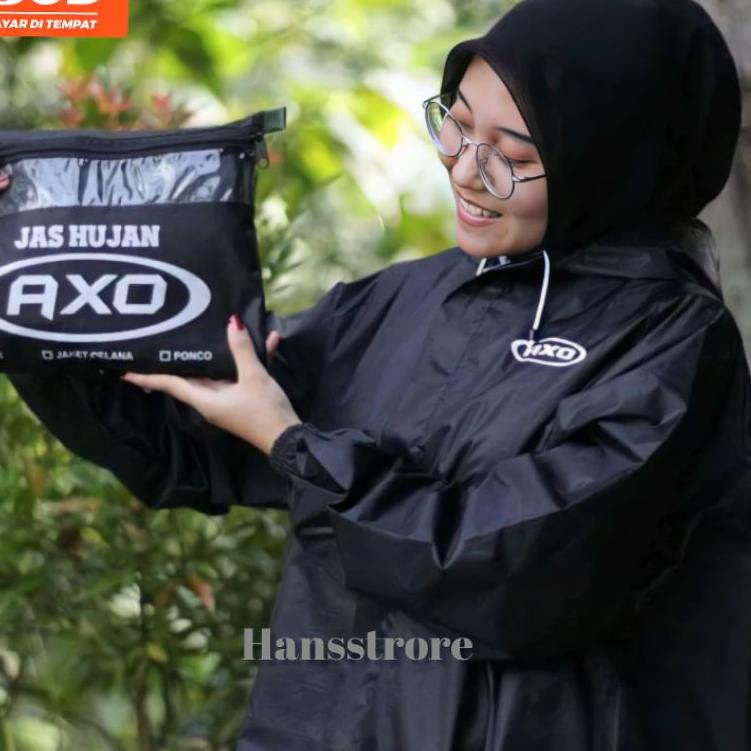 Oke Price.. Jas Hujan Setelan Baju dan Celana Wanita Pria Dewasa Murah Tahan Lama BY AXO Anti Rembes