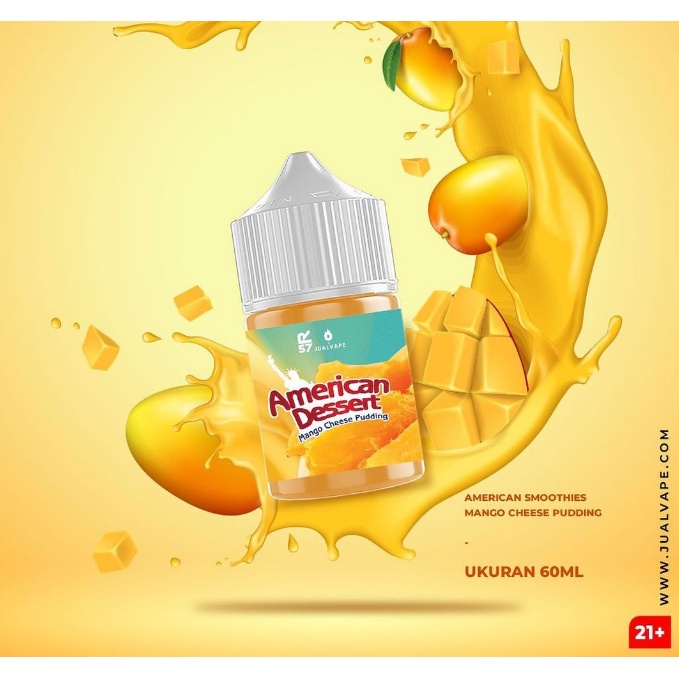 AMERICAN DESSERT V3 MANGO CHEESE LIQUID VAPE ORIGINAL 60ML