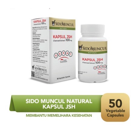 

Sido Muncul Kapsul JSH - Charcoal Extract 100 mg - isi 50 kapsul