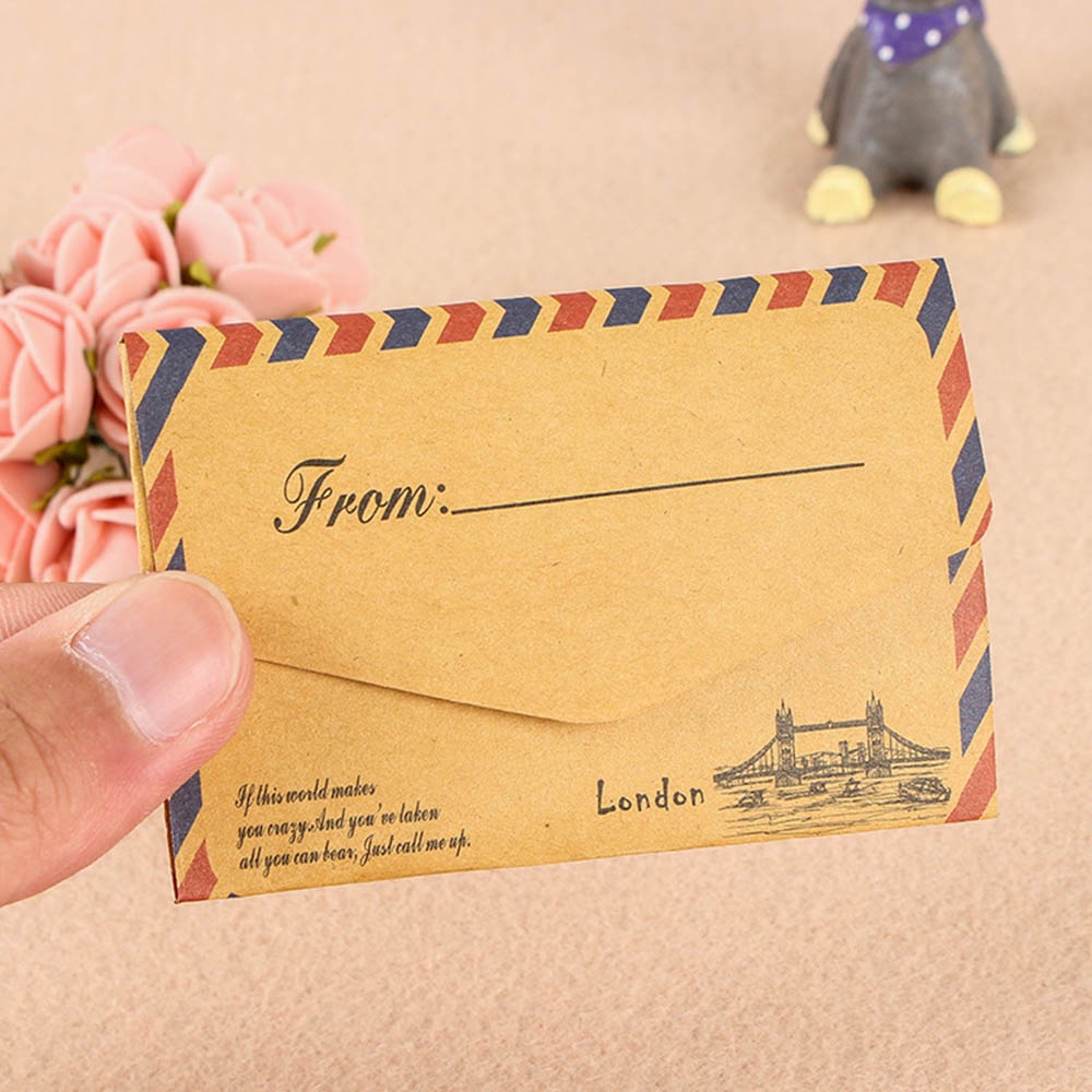 QUINTON Creative Memo Pad School Office Supply Notepad Envelope 45 pcs/set Student Stationery Kraft Paper Vintage Writing Pads