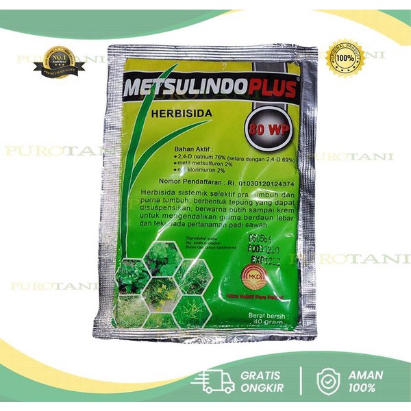 METSULINDO 20WP Metil Metsulfuron 2% etil klorimuron D natrium