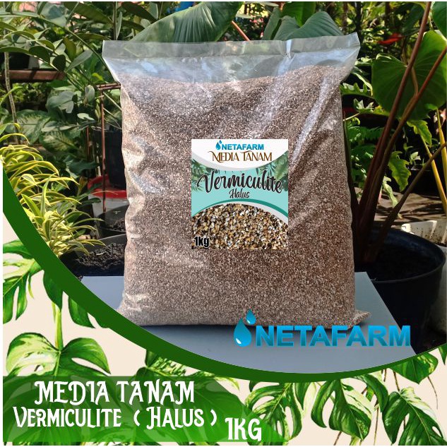 Media Tanam - VERMICULITE Halus ( 1 - 2 mm ) Kemasan 1kg