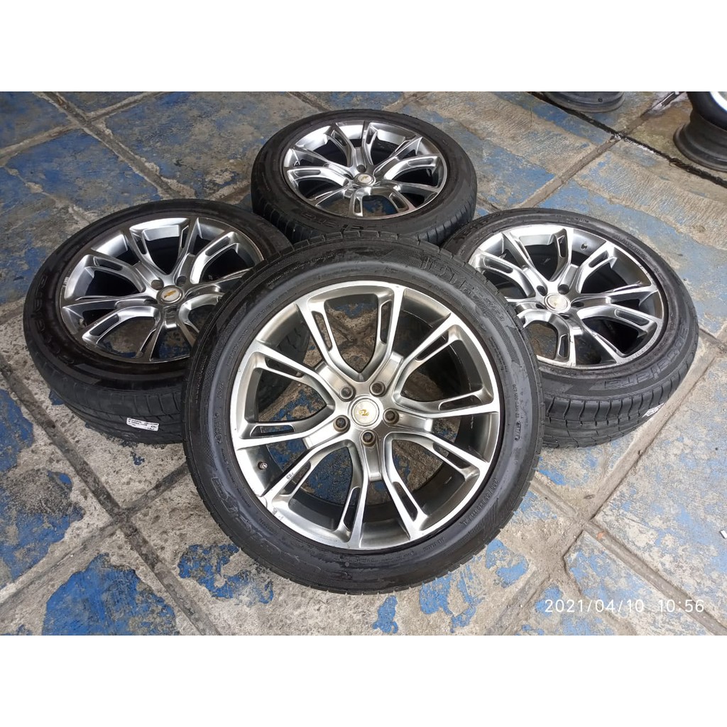 velg mobil bekas ring 20x85 pcd 5x114 seken bekas plus ban