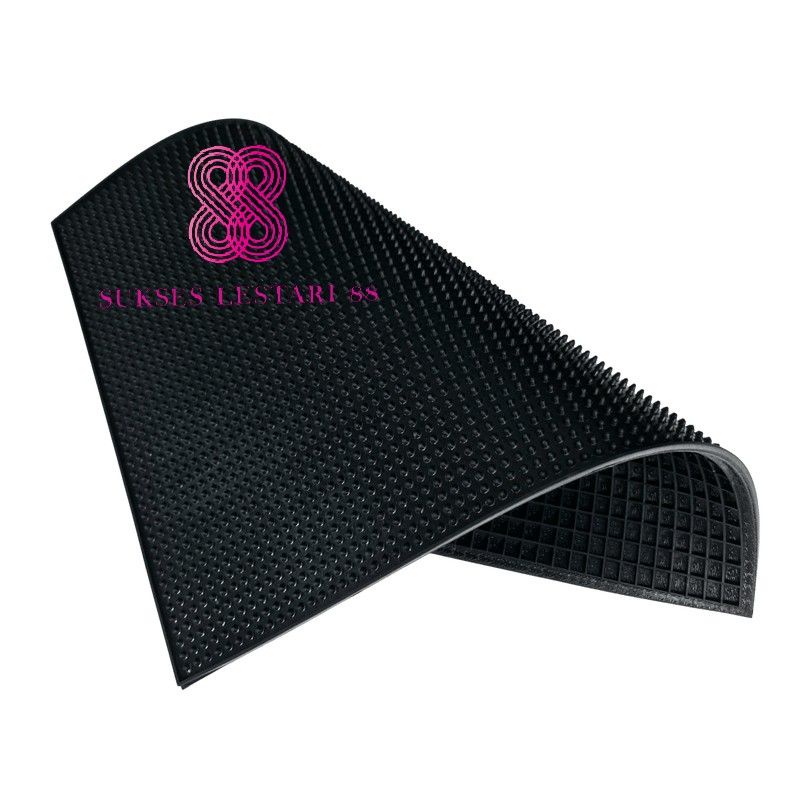 Bar Mat Bartender Rubber Bar Spill Mat Tatakan Gelas Cafe Alas Gelas Piring