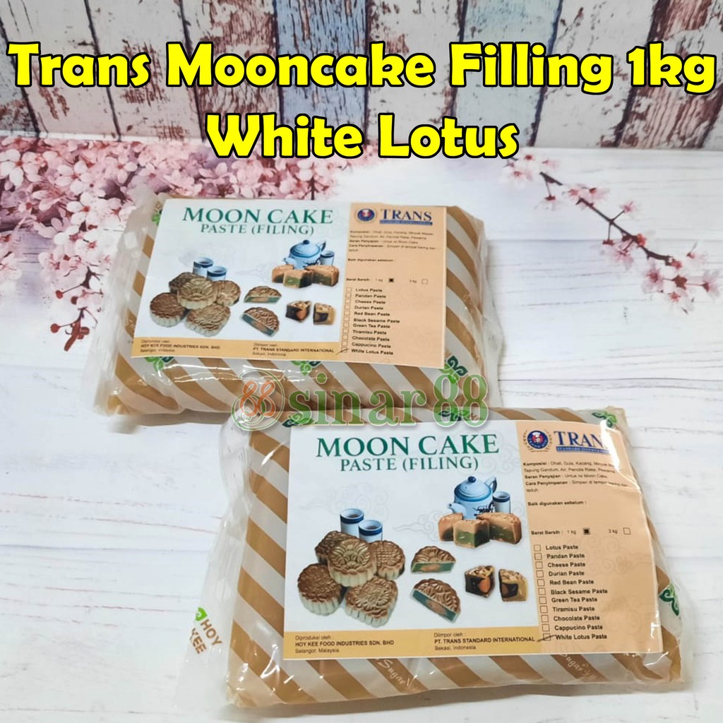 

Trans Mooncake Filling White Lotus Paste 1kg