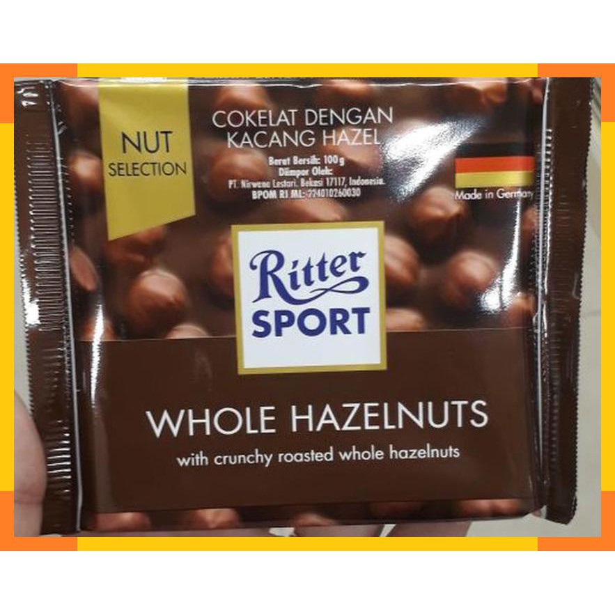 

Ritter Sport whole hazelnut 100 gram