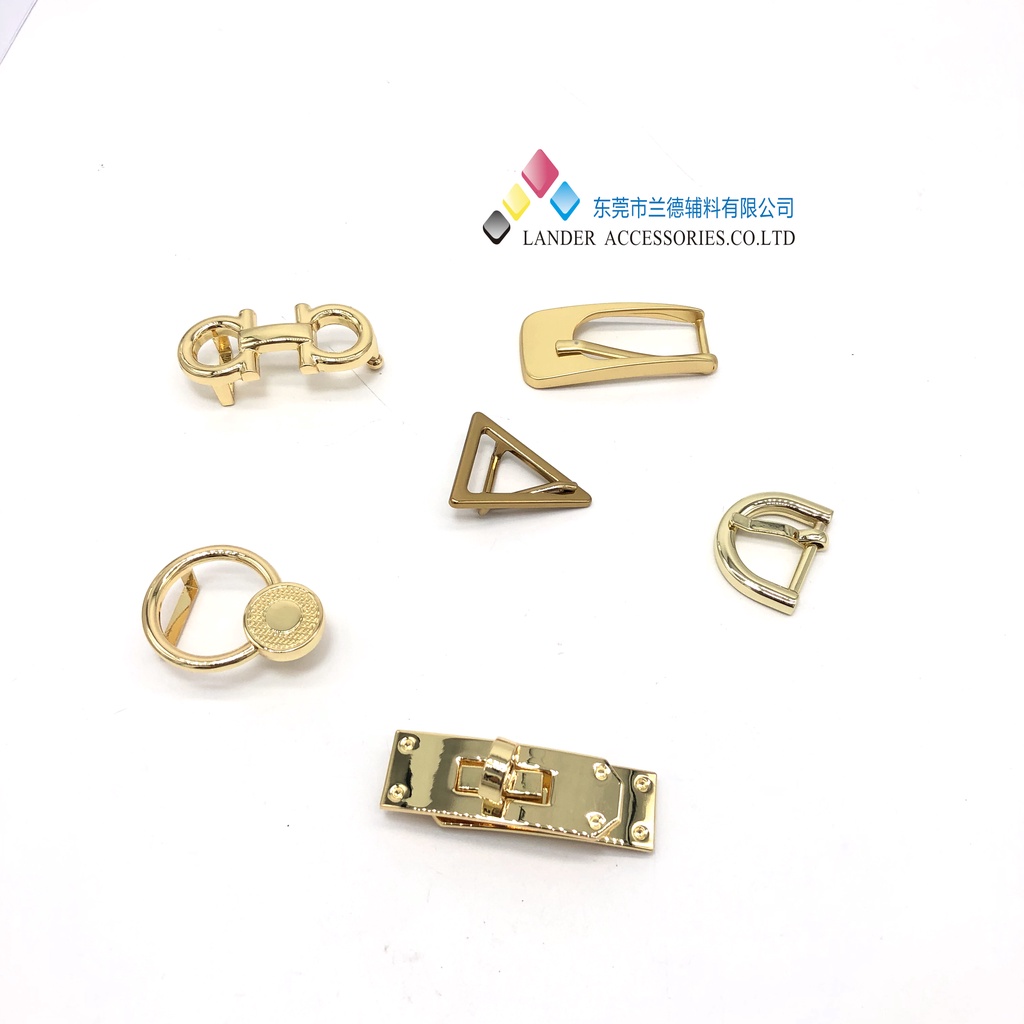 Lander Head Belt Buckle / Kepala Sabuk Wanita / JYX556-B / Shiny Gold / 16mm
