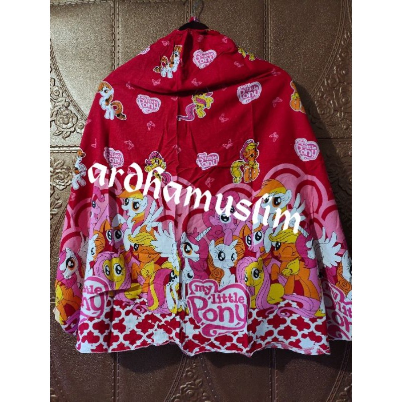 Mukena anak rayon Little Pony paud (3 -6 thn)