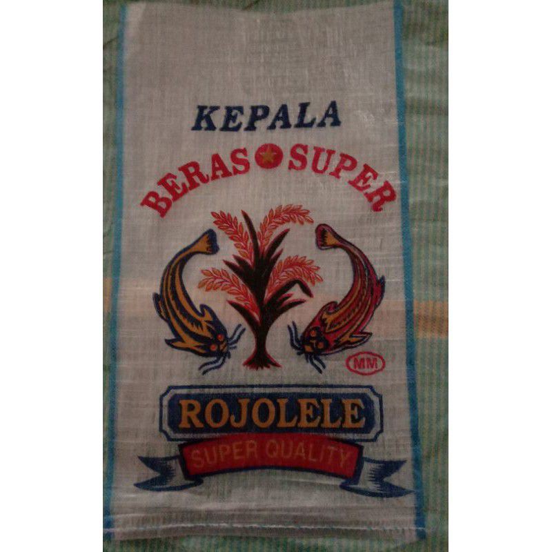 

karung beras lele super Transparant 20kg(ini kemasan bukan beras )