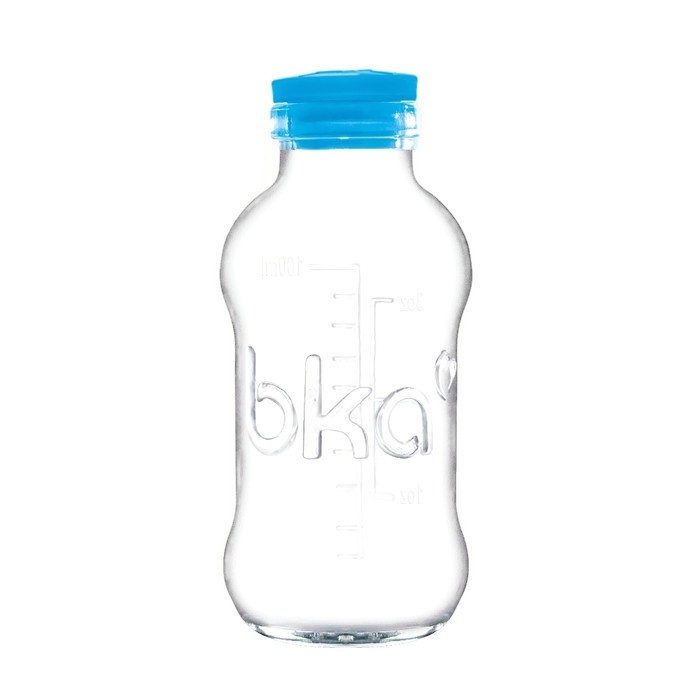 BKA Breastmilk Bottle Botol Kaca ASI Bayi Tutup Karet 100ml isi 4