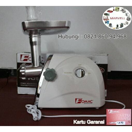 FOMAC Meat Grinder Mesin Gilingan Daging MGD G31 MGD-G31 listrik