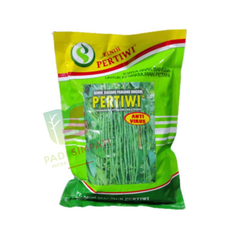 Benih Bibit KACANG PANJANG UNGGUL ANTI VIRUS Benih Pertiwi - 500Gram