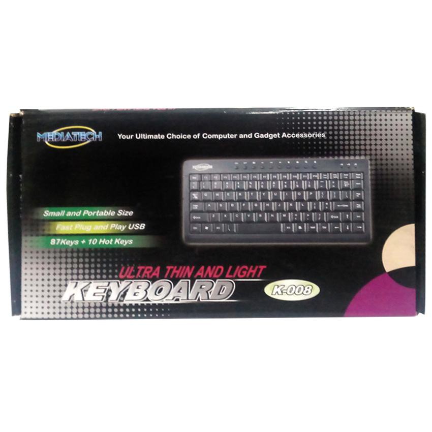 Mediatech Keyboard Ultra Tipis dan Ringan K 008 - 52009