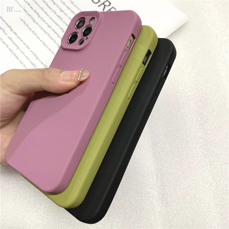 Soft Case Pelindung Lensa Jendela Besar Bahan Silikon Untuk Iphone 11 12 13 Pro Max X XR