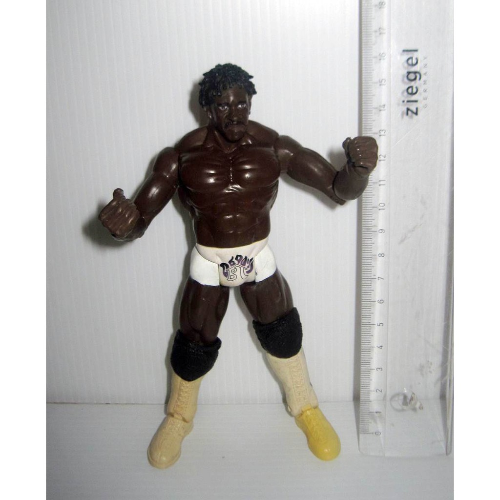 Action Figure Booker T Original Jakks WWE WWF Smack Down WCW