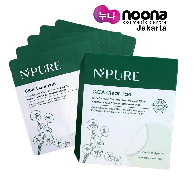 [READY] NPURE CICA CLEAR PAD POUCH 4 GRAM (BOX DAN ECERAN) -NJ