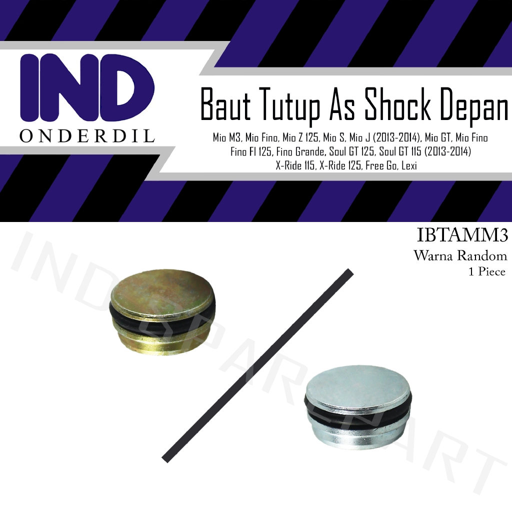 Baut-Baud-Oring-Seal Tutup As Shock-Shok Depan Mio M3-Z-S-J 2013-2014