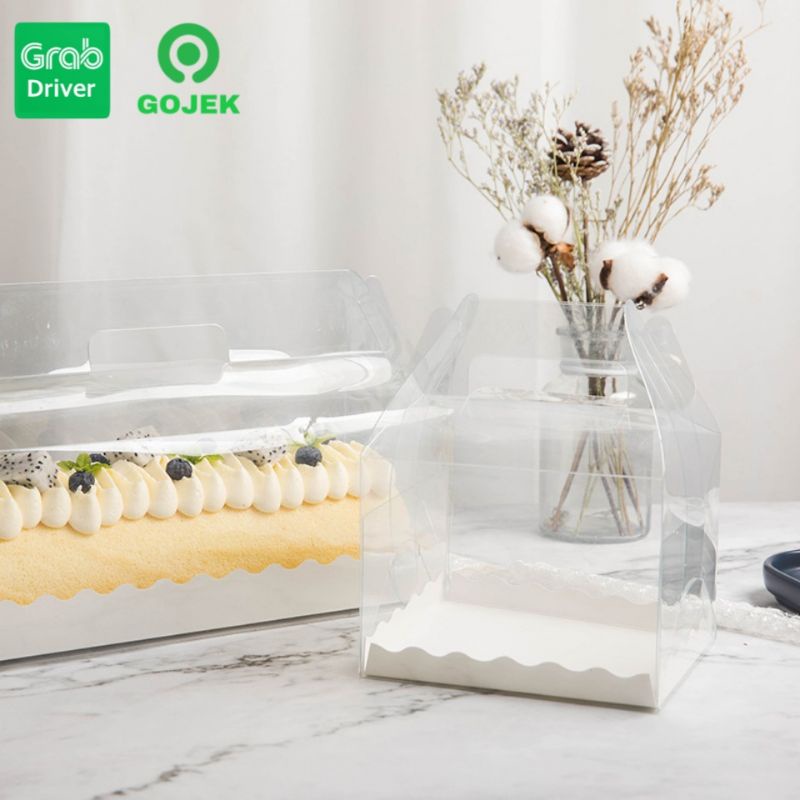GABLE BOX MIKA TRANSPARANT KOTAK KUE MIKA